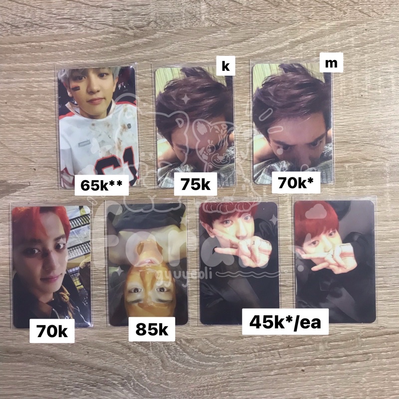 photocard chanyeol (LMR, SFY)