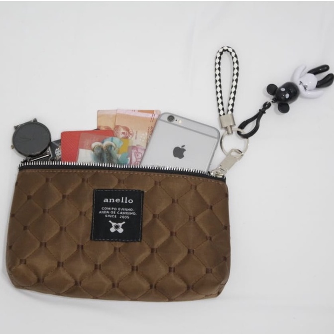 Buckle Style Dompet Wanita Resleting brand Free Gantungan