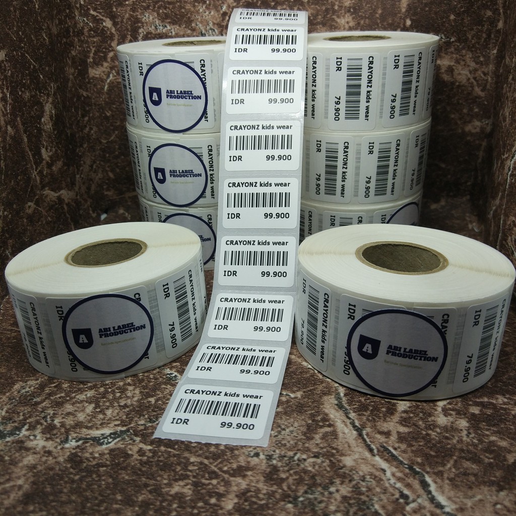 CETAK LABEL HARGA 30x20mm / JASA CETAK LABEL BAHAN THERMAL 30x20 SEMARANG