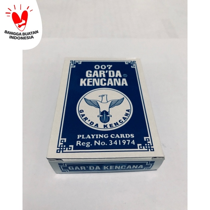 [1 Deck] Kartu Remi Garda Kencana 007 Kartu Poker Playing Cards - Random Colour