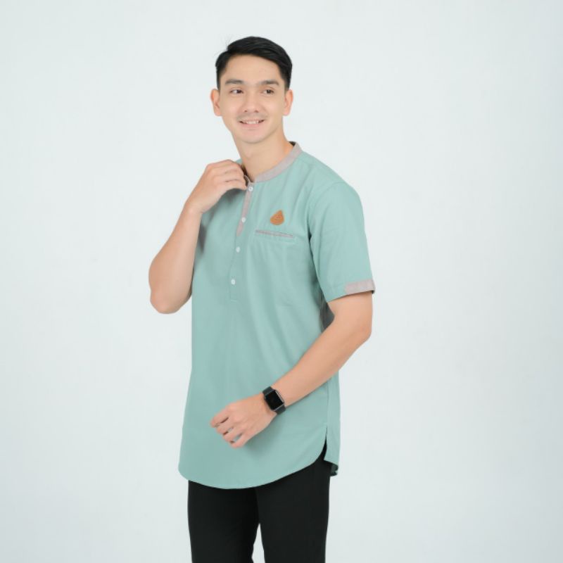 KOKO KURTA Ukuran JUMBO XXL BERKUALITAS WARNA PUTIH ARMY TAN ABU NAVY MAROON