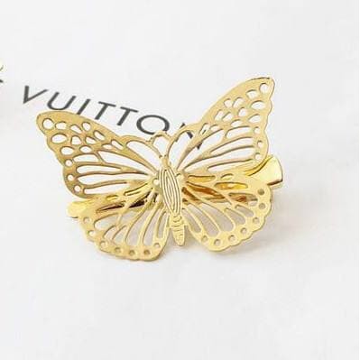 ➰CKK➰ jepit rambut kupu kupu FA70 emas butterfly gold