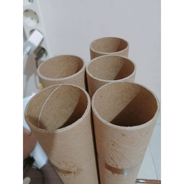 

selongsong karton/pipa karton/pipa kardus d 4cm x p 45cm (bekas)