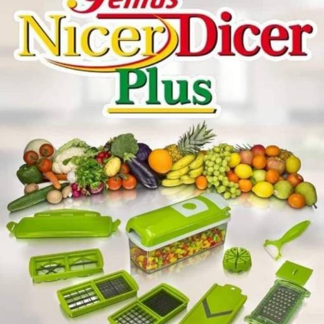 Genius Nicer Dicer Plus. Nicer Dicer Alat Serbaguna. Nicer Dicer Plus