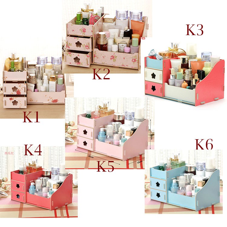 TOMUMUDA Kotak Kosmetik Organizer Serbaguna Cosmetic Storage KT01