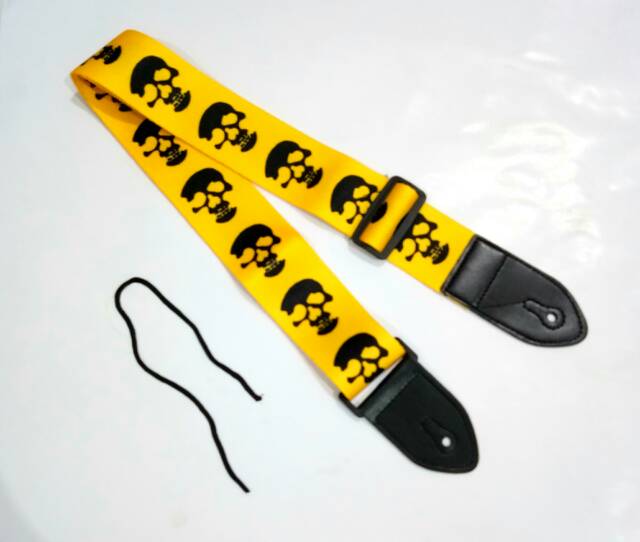 Strap gitar motif sabuk gitar strap bass motif warna warni GS06