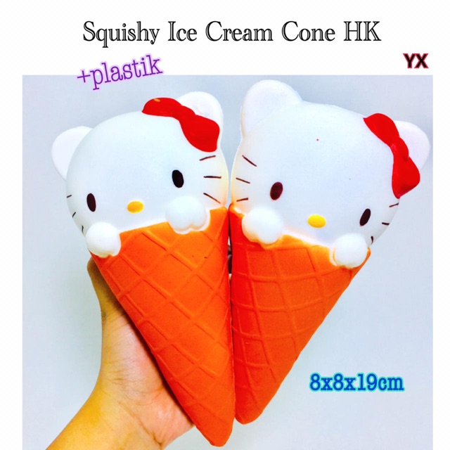 Squishy ice cream cone HK