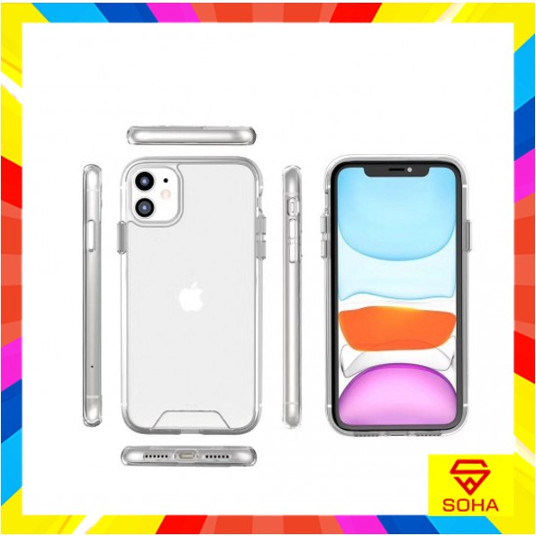 SPACE Case Iphone 7 / 8 / Iphone 7 Plus / 8+ XS, XR, Xs Max 11, 12, 13 6.1 Mini / Pro Max Military Drop Resistance HIGH Quality Cover / Clear