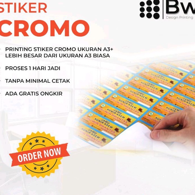 

CETAK STIKER OLSHOP + CUTTING