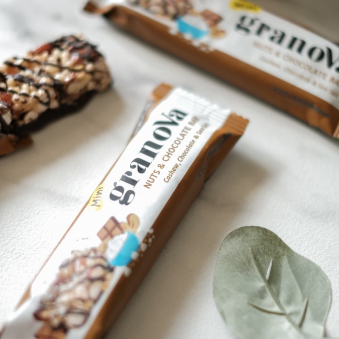 

504Oekho Granova Mini Bar Nuts & Chocolate 1 Box Isi 16 Bar 6J477iyfi