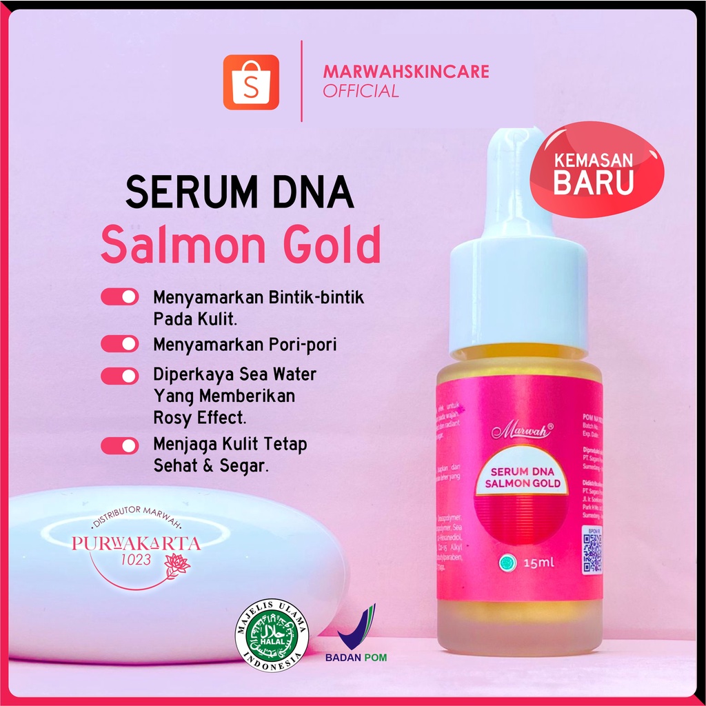 Marwah Serum DNA Salmon Gold 15ml