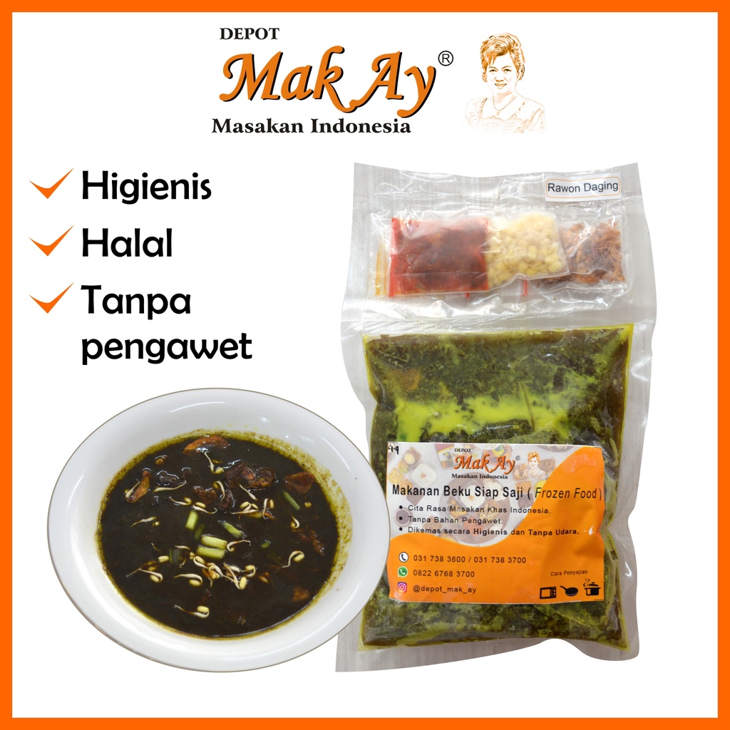 

Rawon Daging FROZEN FOOD | Makanan | Olahan | Halal | Beku | Siap Saji | Murah | Surabaya