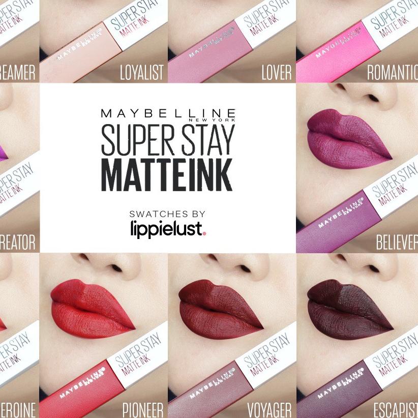 Maybelline Superstay Matte Ink Lip Cream Transferproof | Spiced Red Blushed Birthday Edition Ready