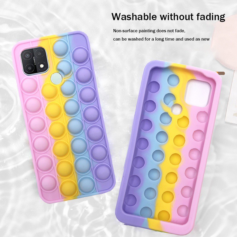 CASE POP IT REALME C20 C21 C11 2021 C25 C12 C15 POCOPHONE 3X NCF 4G SOFTCASE CUTE POP IT CASE WARNA 