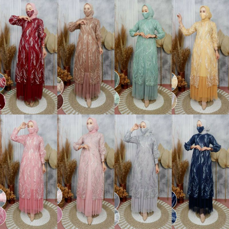 KEBAYA MUSLIMAH//GAMIS TULLE TERBARU