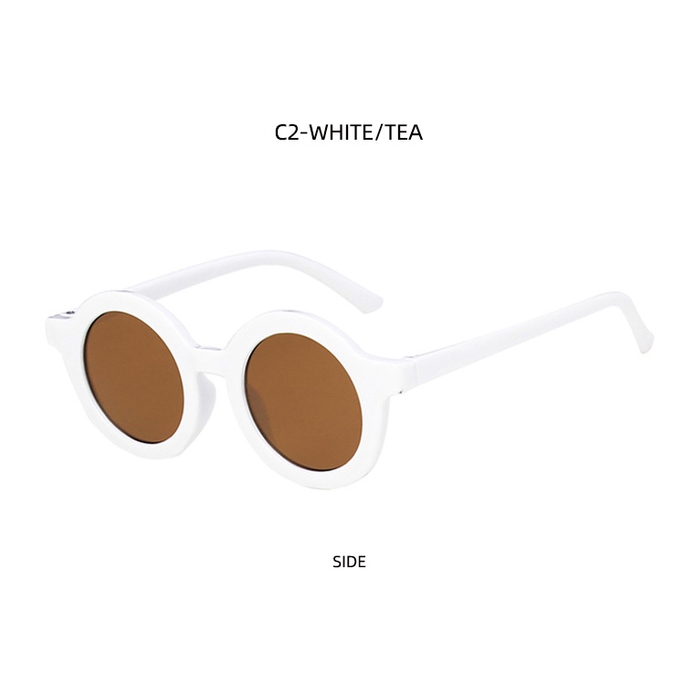 2021 new children's round frosted fashion children's sunglasses for men and women