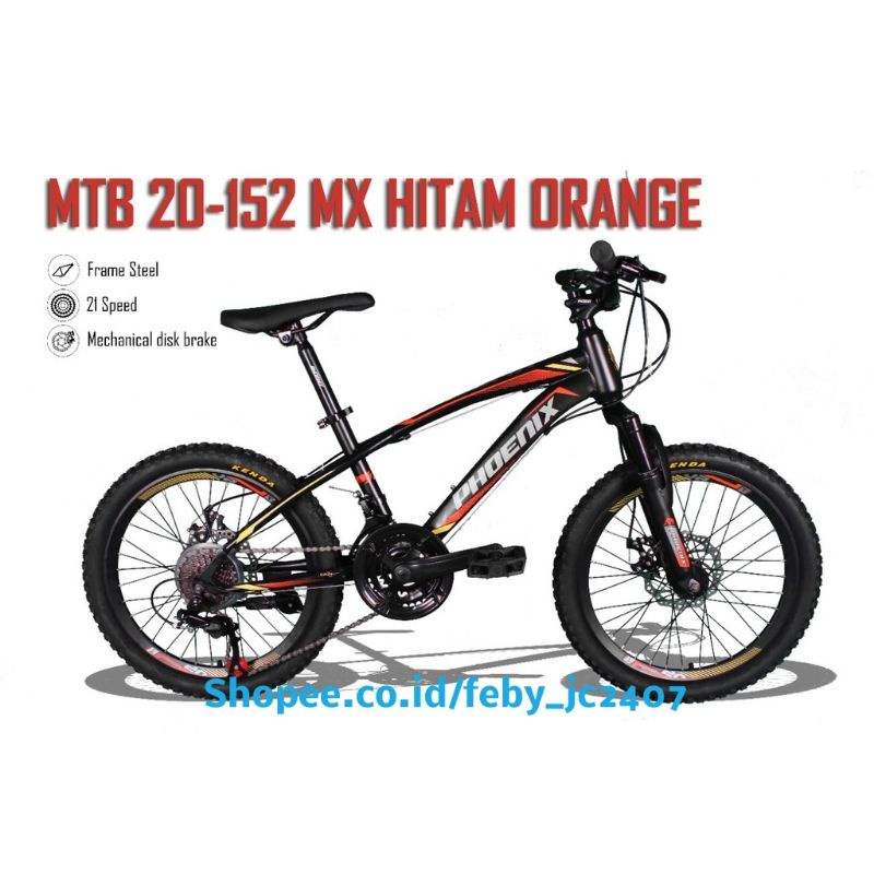 MURAH ORI Sepeda MTB 20 Phoenix 152 MX  Sepeda Gunung