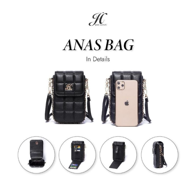 JIMS HONEY ANAS MINI BAG TAS SELEMPANG HP WANITA