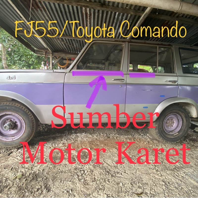 Pelipit Kaca Luar FJ55 Toyota Comando ( Onepiece )