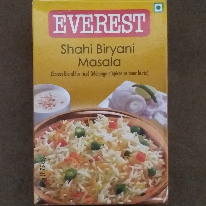 

Ready- Everest Shan Shahi Biryani Masala Bumbu India
