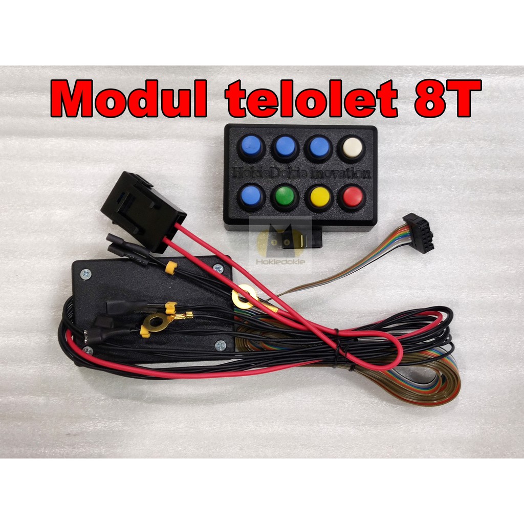 Modul Telolet 8 tombol HDI untuk 3 horn motorcycle car atau bus