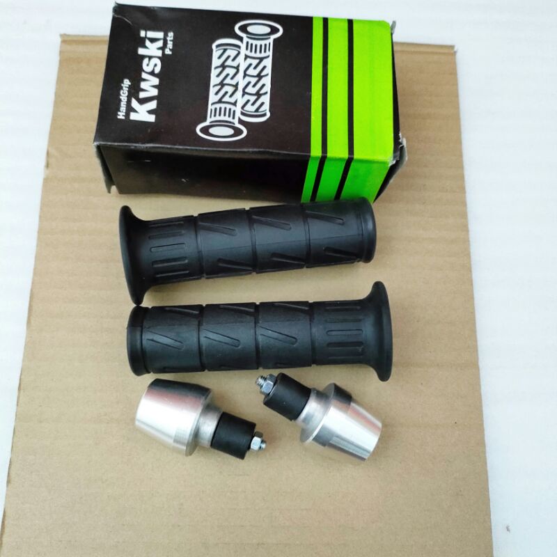 Handgrip sarung gas kaze original + jalu stang chrome model pcx universal motor kawasaki all motor beat mio vario sonix fu vixion scoopy shogun handgrip rcb ktc