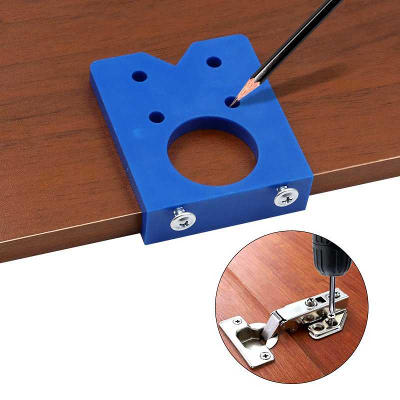 FNICEL Alat Bantu Bor Engsel Pintu Hinge Hole Drill Guide 35mm - CDB35