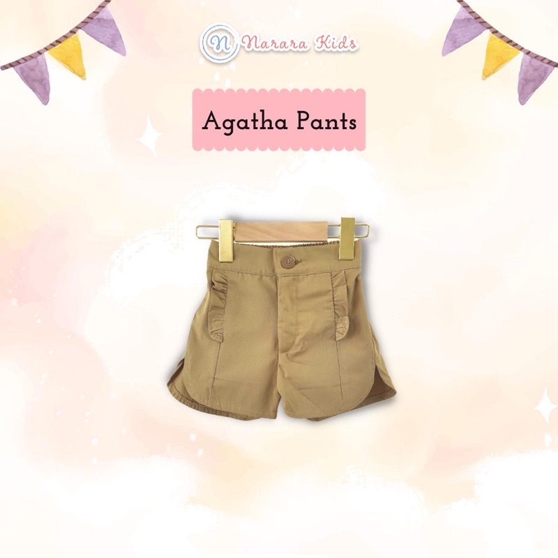 Short Pants / Celana Pendek Anak Perempuan Agatha by Narara Kids