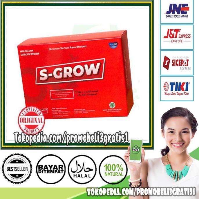S GROW ASLI - SGROW SUSU PENINGGI BADAN CEPAT HIGH CALCIUM ORIGINAL