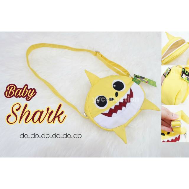 TAS BABY SHARK / BABY SHARK BAG ANAK READY STOCK