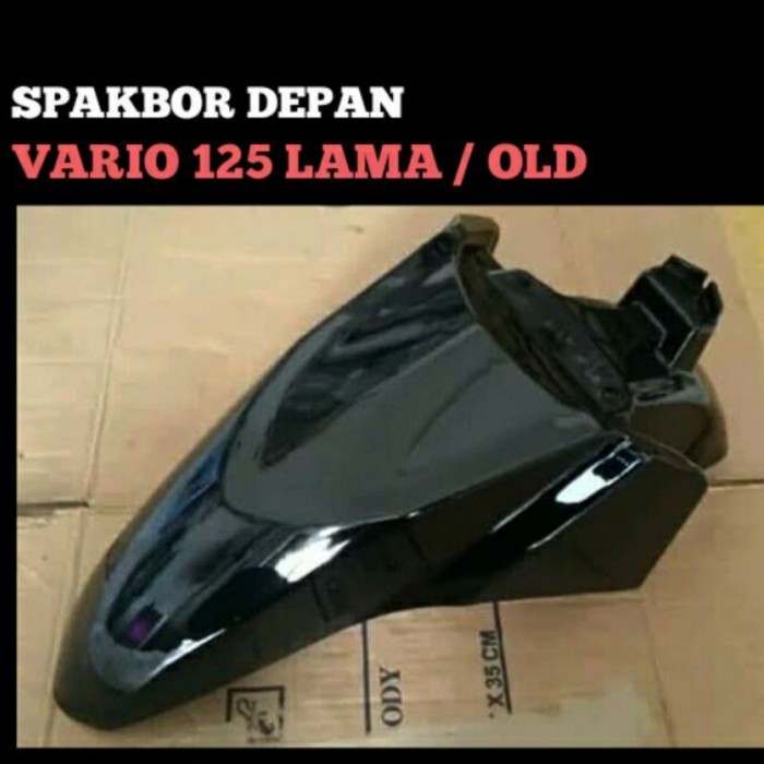 Spakbor Depan Vario 125 Old - Lama / Cover Body Motor Hitam / Geronimo