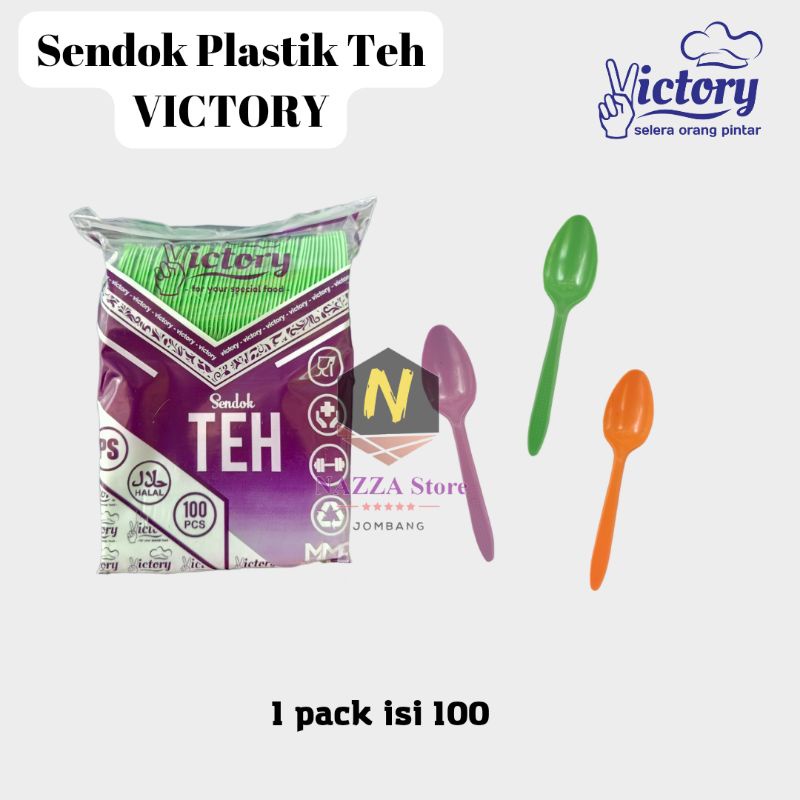 VICTORY Sendok Plastik Teh isi ±100 pcs