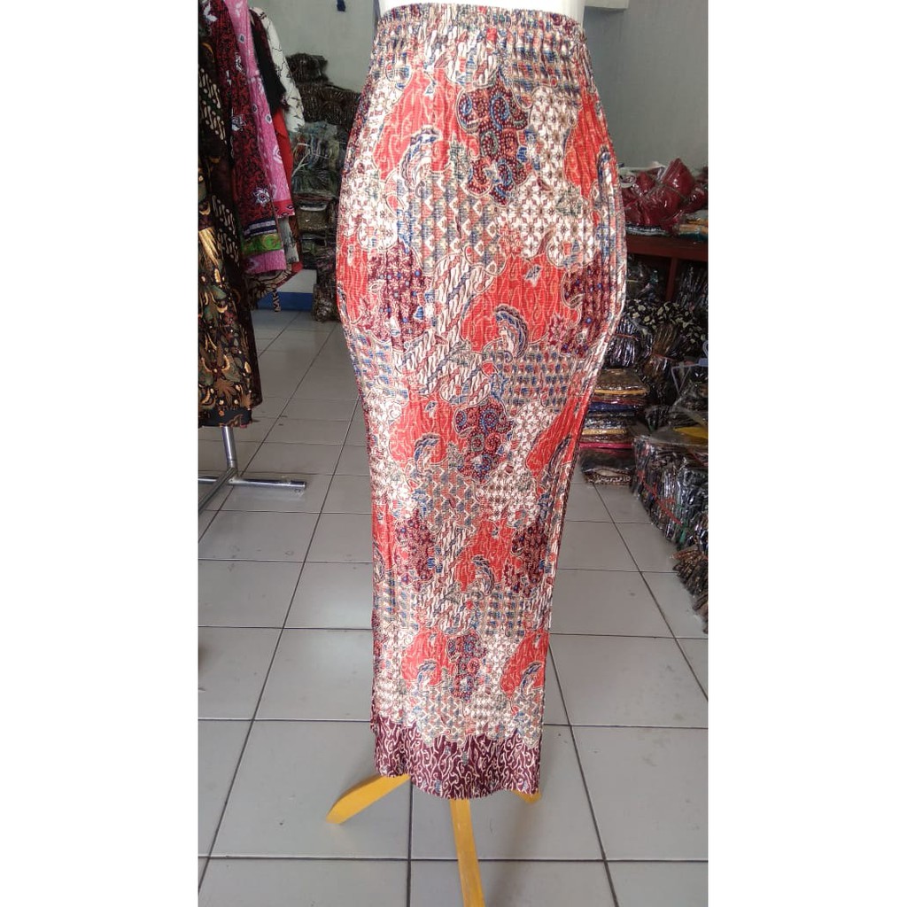 SB Collection Rok Plisket Rahma Panjang Maxi Batik Jumbo Wanita