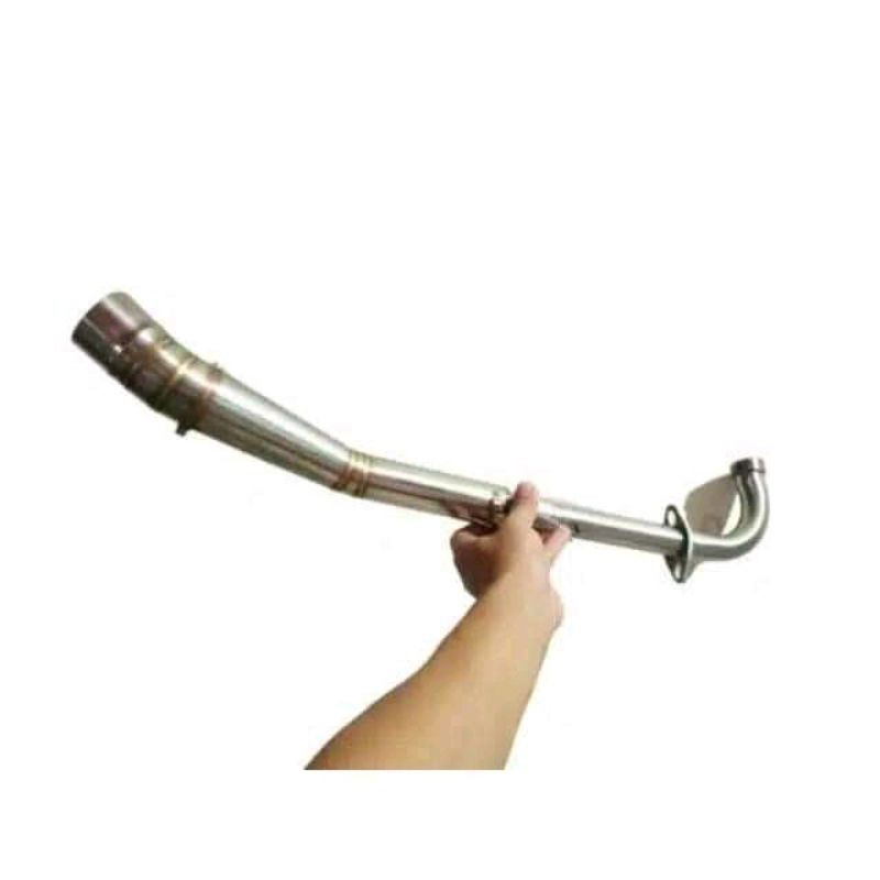 Termurah terlaris leher header pipa knalpot racing bebek inlet 50/51 mm jupiter z z1 vega r zr new karisma blade supra x 125