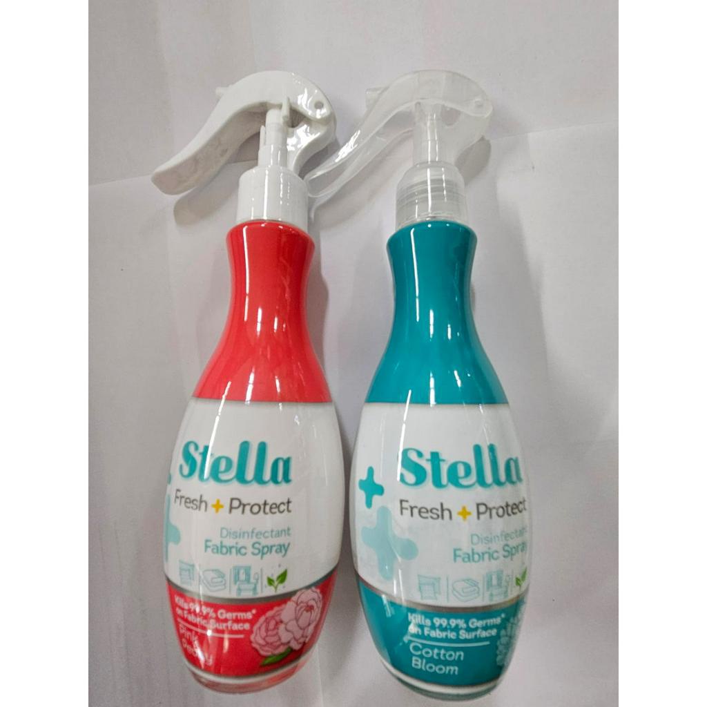 Stella Disinfectant Fabric Spray Fresh + Protect 200 + 45 ML: Pink Peony &amp; Cotton Bloom