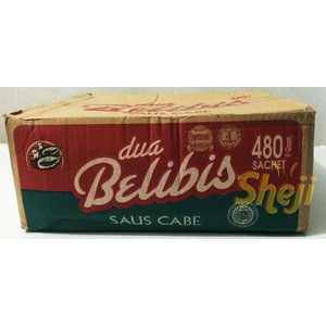 SAMBAL BELIBIS SACHET 1 DUS ISI 20BUNGKUS(480SACHET)