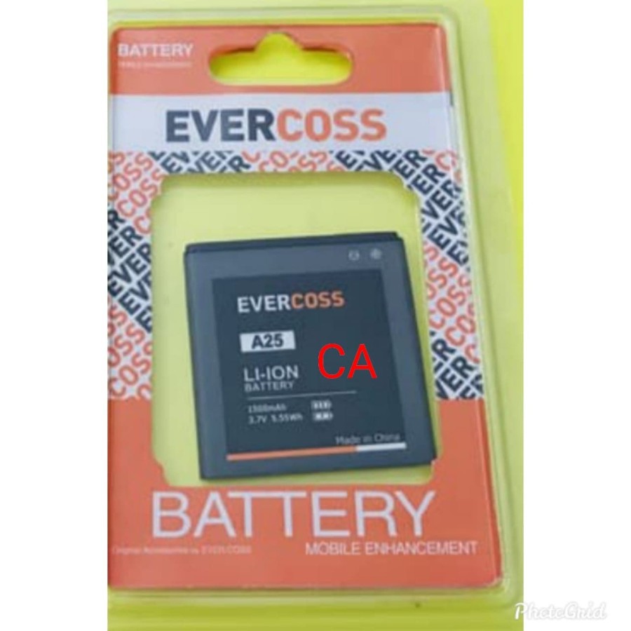 BOS - Baterai Evercoss Ever Cross A25/A74R/A7G/A5K/A28/A5A*/C28/A53*/A66S/4L-C/A54C/Q7 | Battery Batre HP