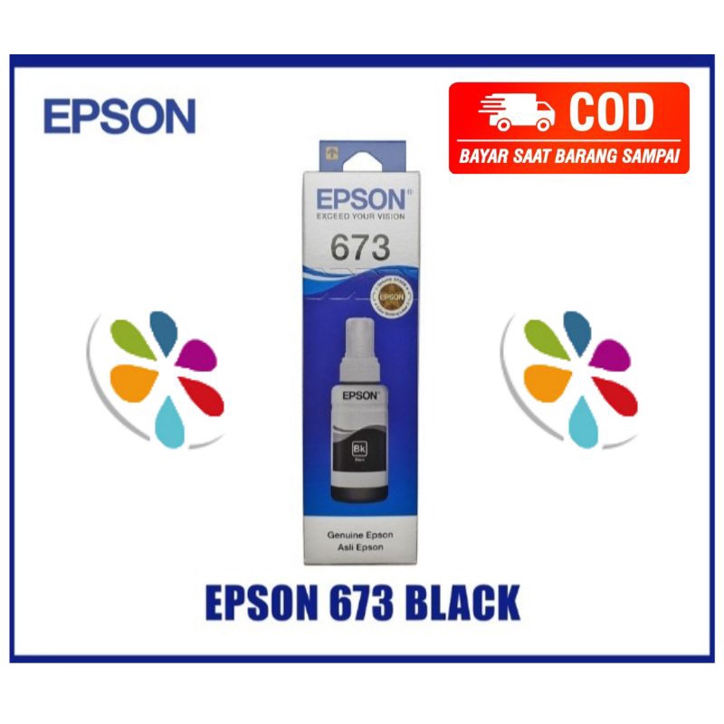 Tinta EPSON 673 kemasan baru/ Support untuk Printer :L800 L805 L850 L1800
