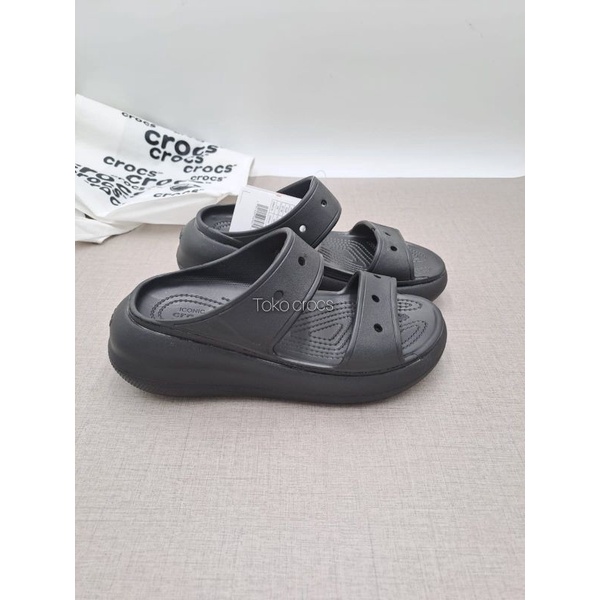 Crocs classic crush sandal / sandal wanita crocs crush