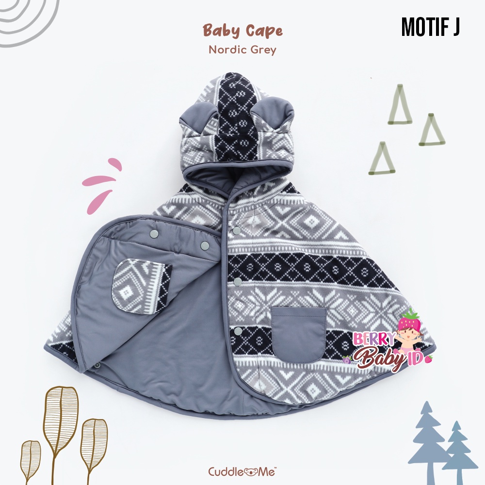 Cuddle Me Baby Cape Jaket Bayi Anak CuddleMe 0-3 Tahun Bolak Balik Baju Hoodie Grosir (1) Berry Mart