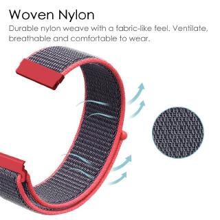 Tali jam nylon strap 20mm Coros pace 2 huawei GT Honor Magic 42mm