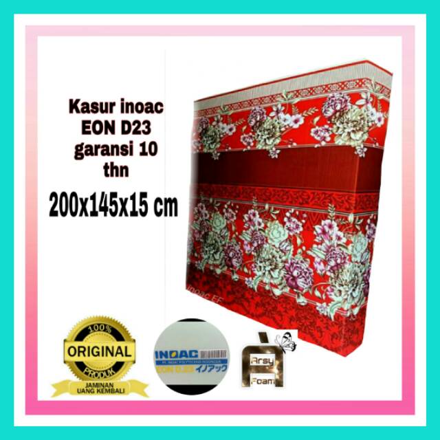 Kasur inoac EON D23 200x145x15 garansi 10 thn