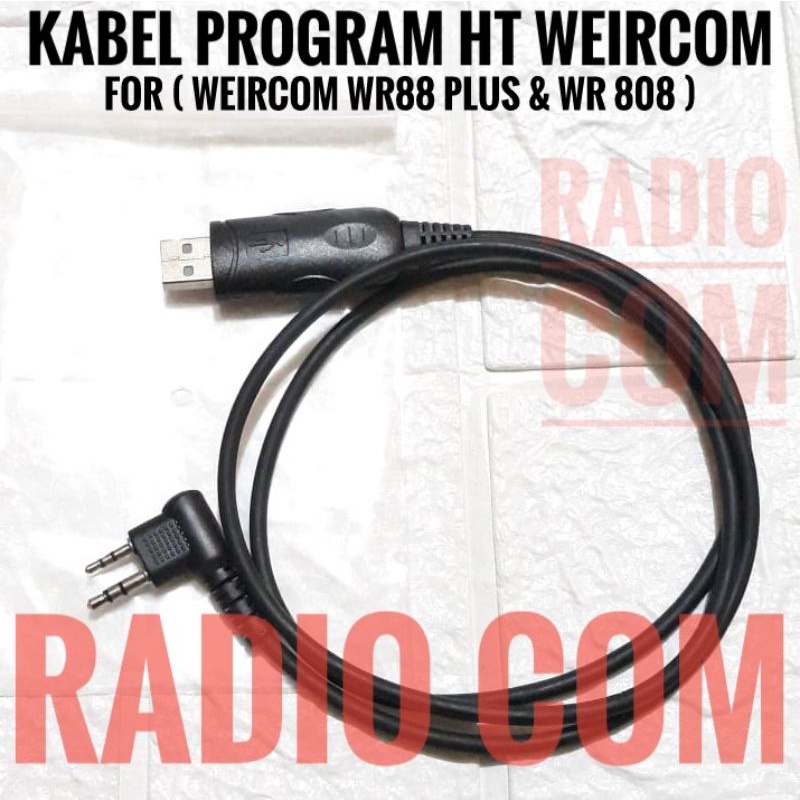 KABEL PROGRAM HT WEIRCOM WR88 PLUS WR808  WR 88 PLUS / KABEL DATA HT WEIRCOM WR 88PLUS WR 808 USB