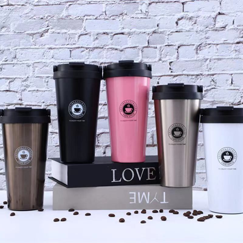 TERMOS KOPI TRAVEL Stainless Steel / MUG GELAS AIR MINUM TRAVEL tahan