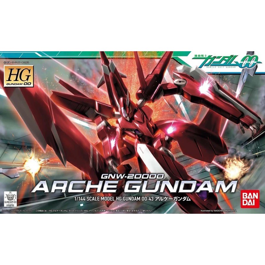 BANDAI 1/144 HG Arche Gundam GNW-20000 - 00 Gundam