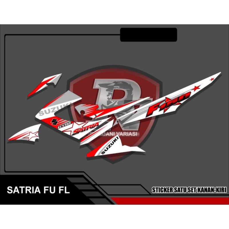 Stripping Variasi satria Fu FL/Fu facelift/sticker variasi Fu 2013-2015