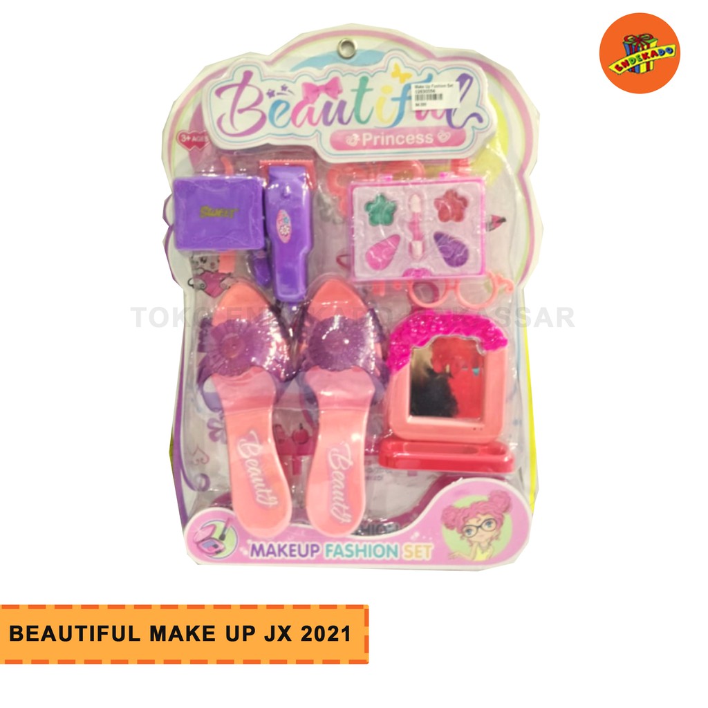 Mainan Anak Salon Fashion Beautiful Make Up JX 2021