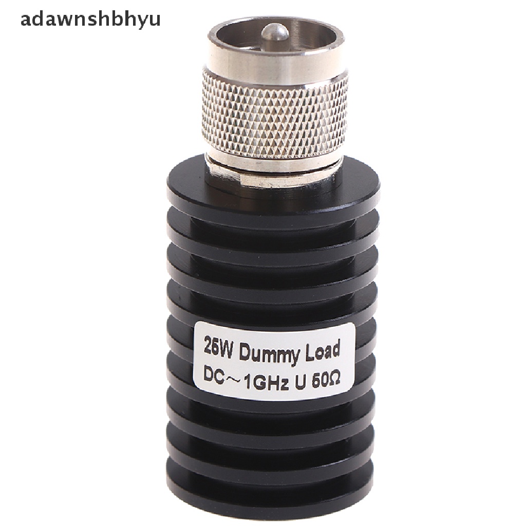 Adawnshbhyu RF Coaxial 25W U Style UHF PL259 M Male Konektor 50ohm DC-1GHz Dummy Load Plug