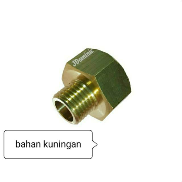 Adafter Drat Dalam 5/8 Inchi - Drat Luar 1/4 Inc Konverter Reducer Adapters Adapter Adaptor Thread