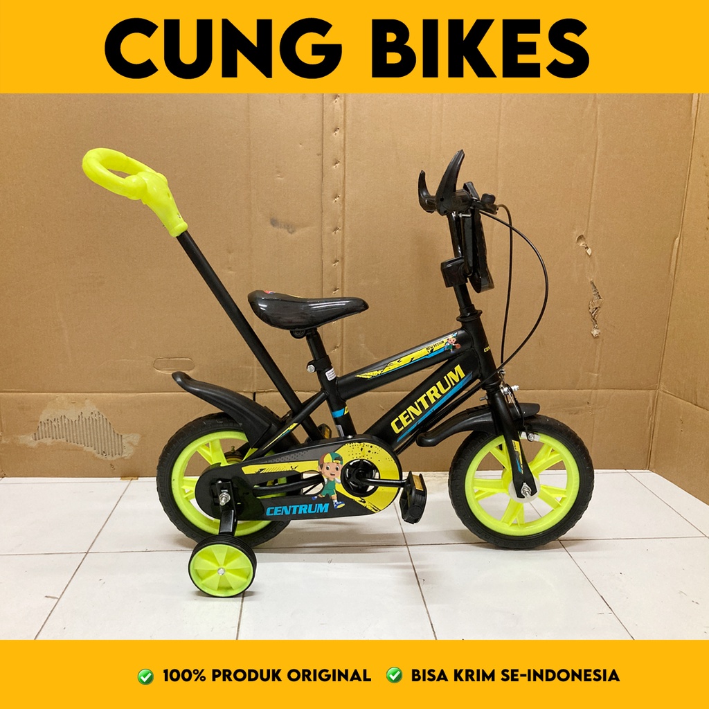 Sepeda Anak BMX Ukuran 12 Inch CENTRUM CT 8805 2 Eva stir dorongan